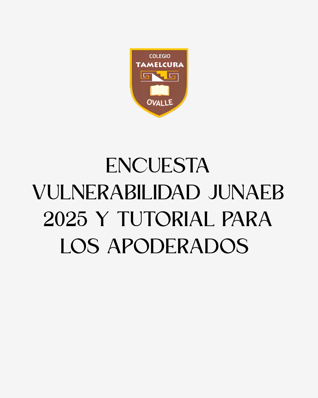 Comunicado Encuesta de Vulnerabilidad JUNAEB 2025