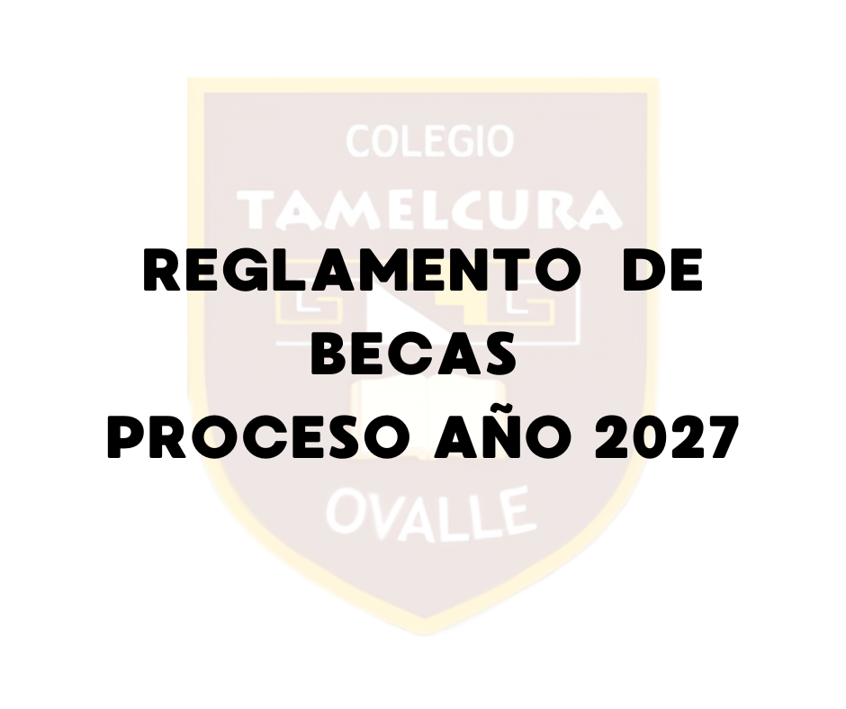 REGLAMENTO DE BECAS PROCESO AÑO 2027