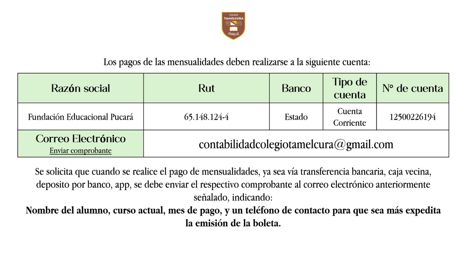 Mensualidad 2026